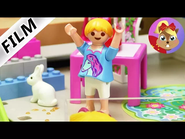 摩比游戏 playmobil 汉娜家里的新成员 你叫什么名字呀 兔宝宝